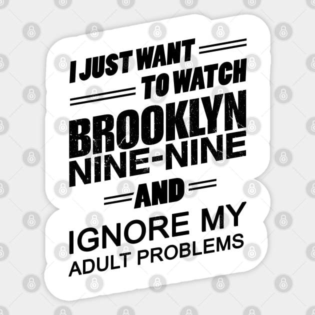 Watch Brooklyn Nine-Nine Sticker by KsuAnn